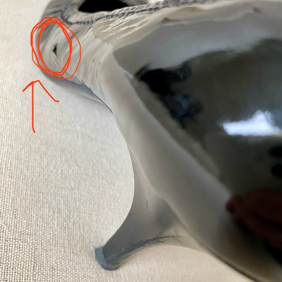 Black Prada Patent Leather Ballet Style Round Toe 3 Inch Heel Size 8 - Picture 10 of 12